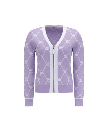 ANEW Golf:  Women Monogram Logo Entrasia Cardigan