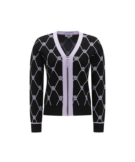 ANEW Golf:  Women Monogram Logo Entrasia Cardigan