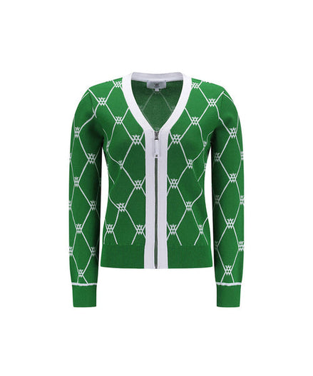 ANEW Golf:  Women Monogram Logo Entrasia Cardigan